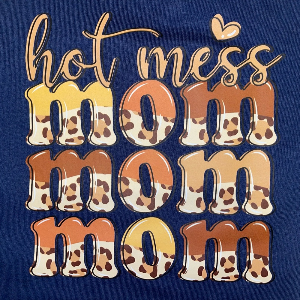 Hot Mess Mom Graphic Tee